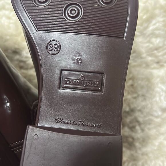 Lemon Jelly Comfy Chelsea Ankle Rain Booties Women’s Sz 39 Bordeaux Purple - Picture 8 of 10